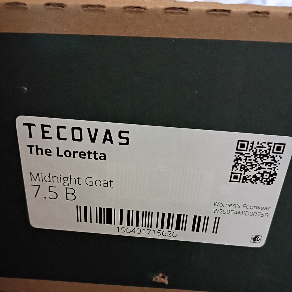 Tecovas The Loretta Boots - Midnight Goat Black